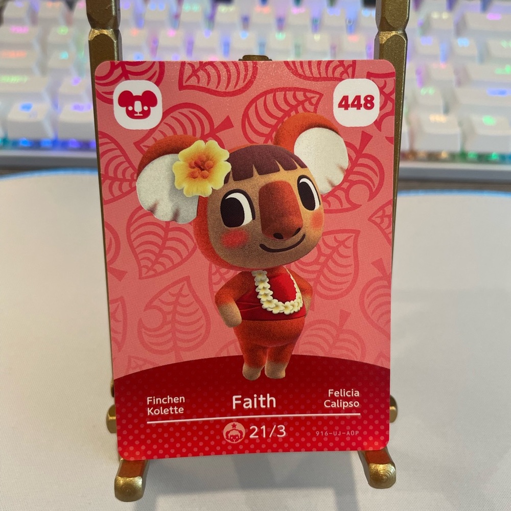 Animal Crossing amiibo Faith 448